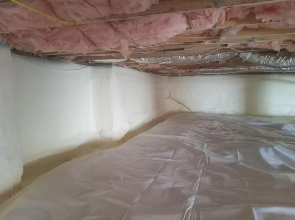 Crawl space encapsulation with closed-cell spray foam for Roof Maintenance in Nolanville
